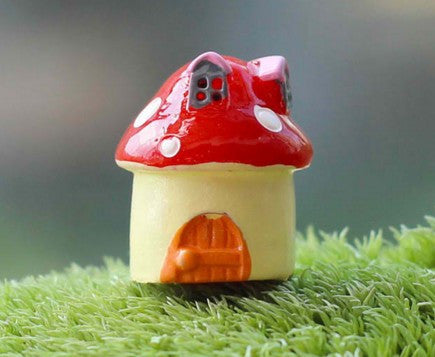 Fairy Garden Resin mushroom House
