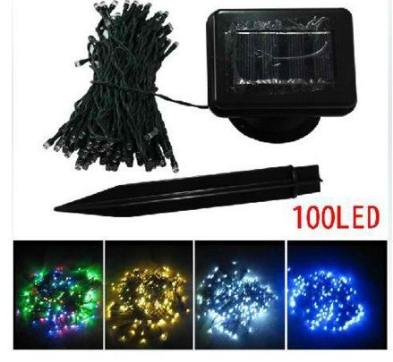 Led Solar Powered Panel Led String Light