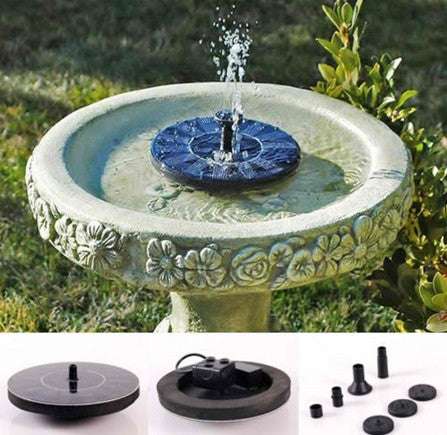 Fountain Garden Pool Watering Solar Pump Kit Set